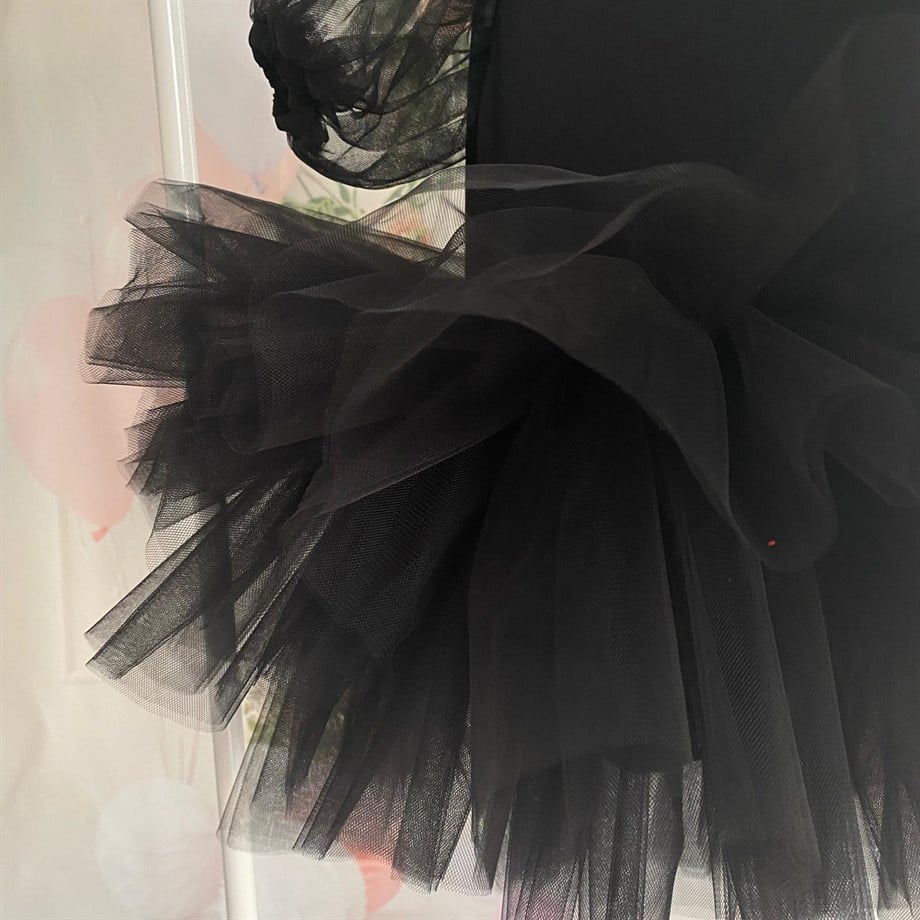 BlACK BOHO SUMMER TUTU DRESS