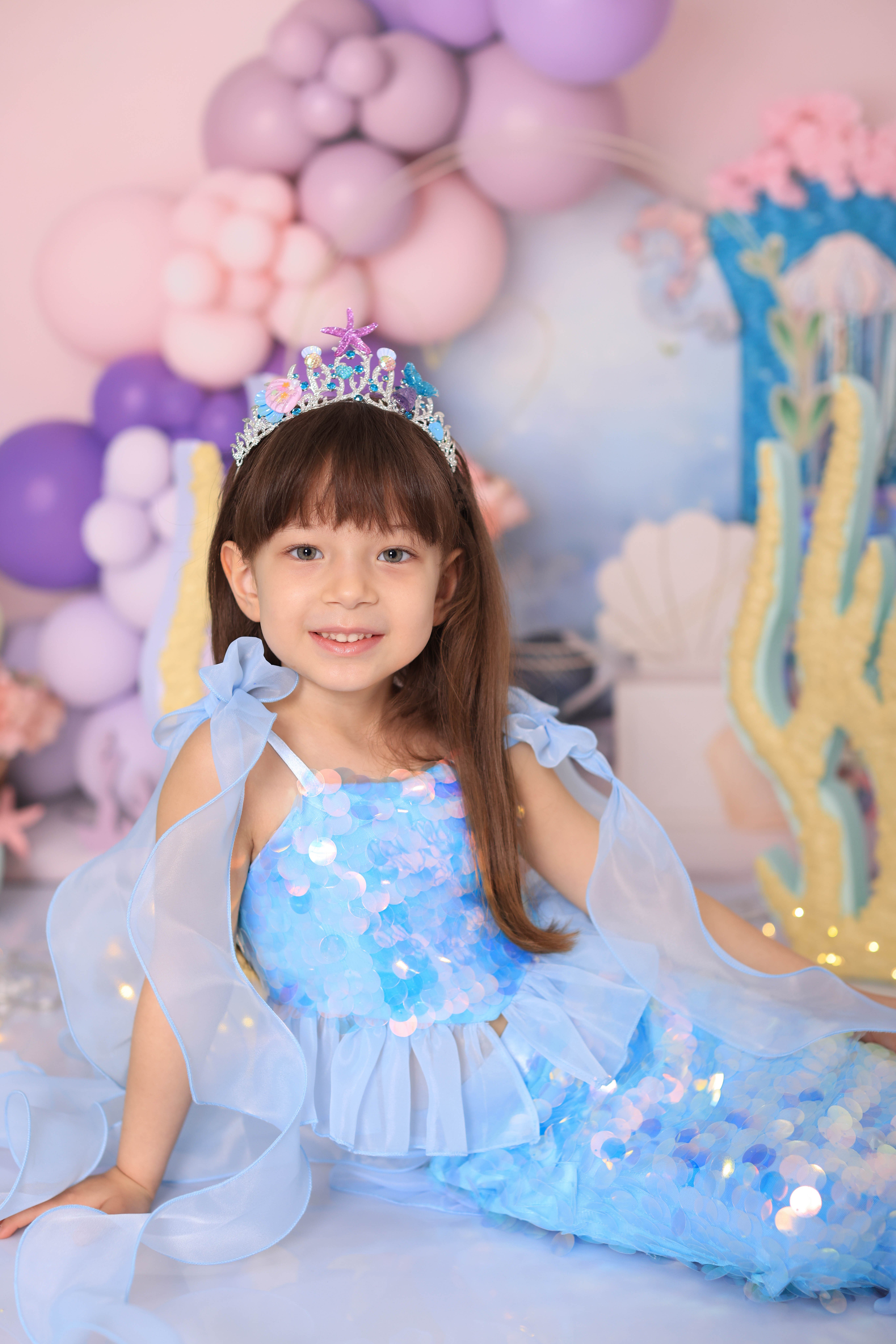 BLUE ARIEL MERMAID OUTFIT