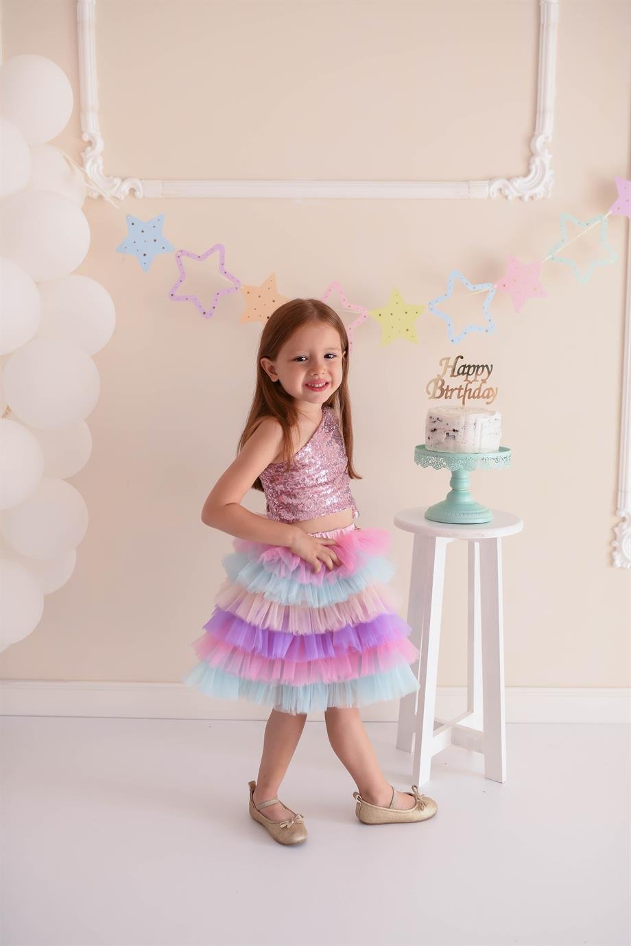 COLOURFUL MINI TUTU SKIRT (TEK ETEK)