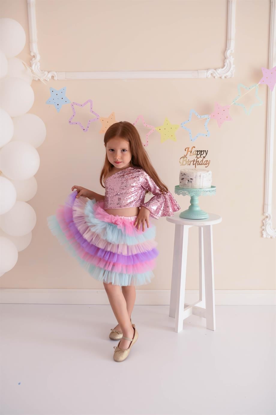 COLOURFUL MINI TUTU SKIRT (TEK ETEK)