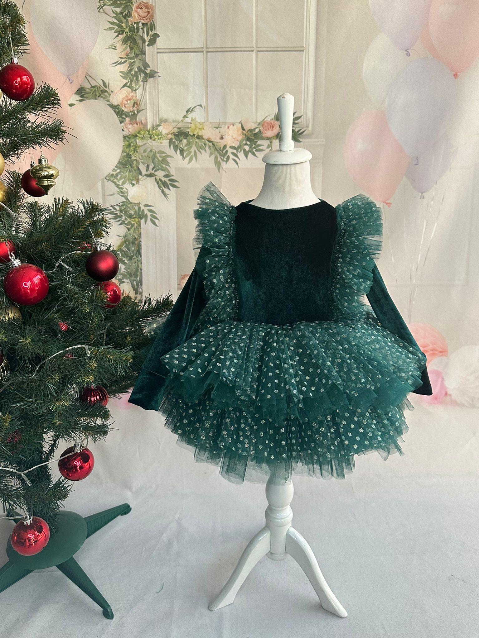 EMERALD TUTU DRESS
