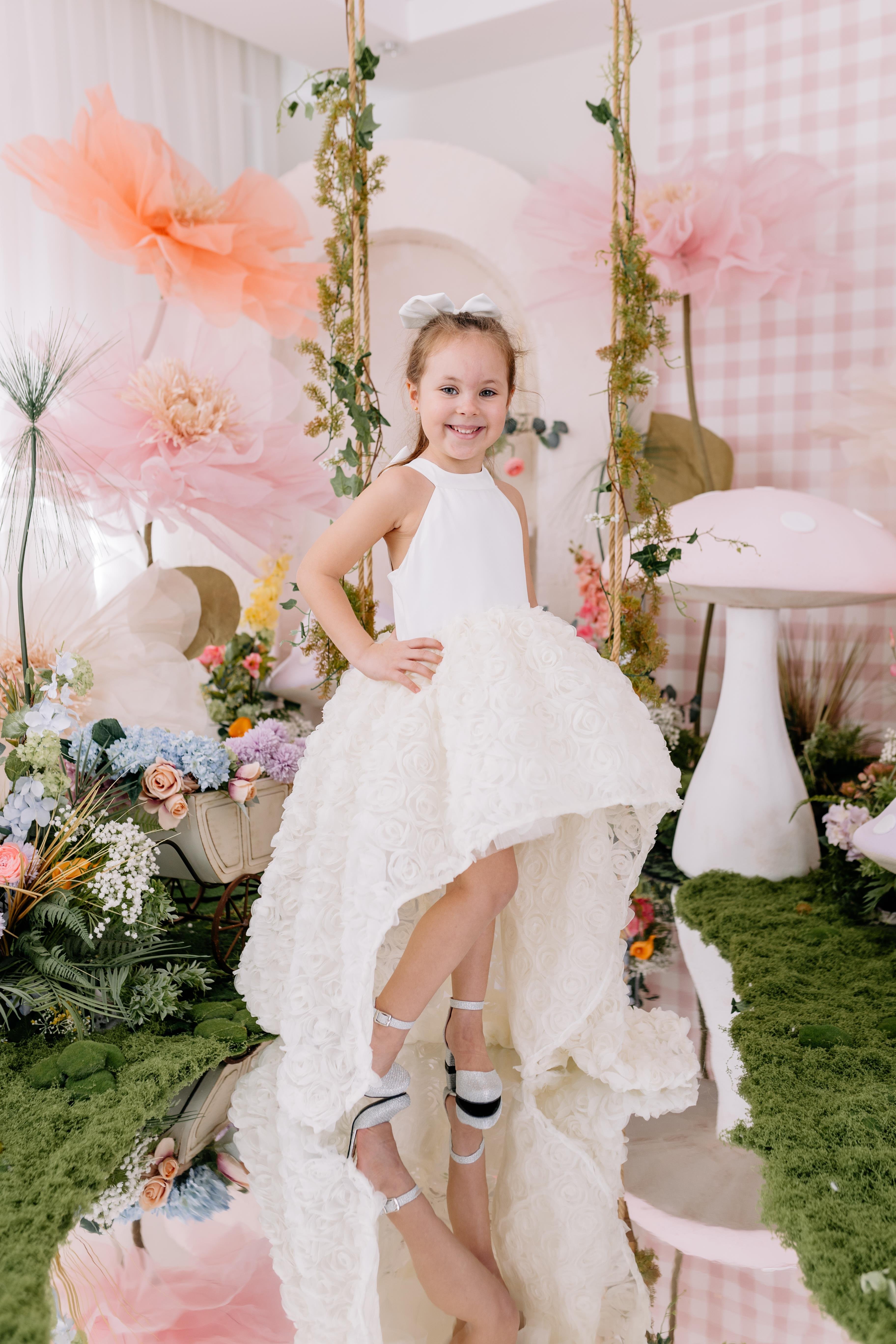 JASMINE DRESS WITH TAIL