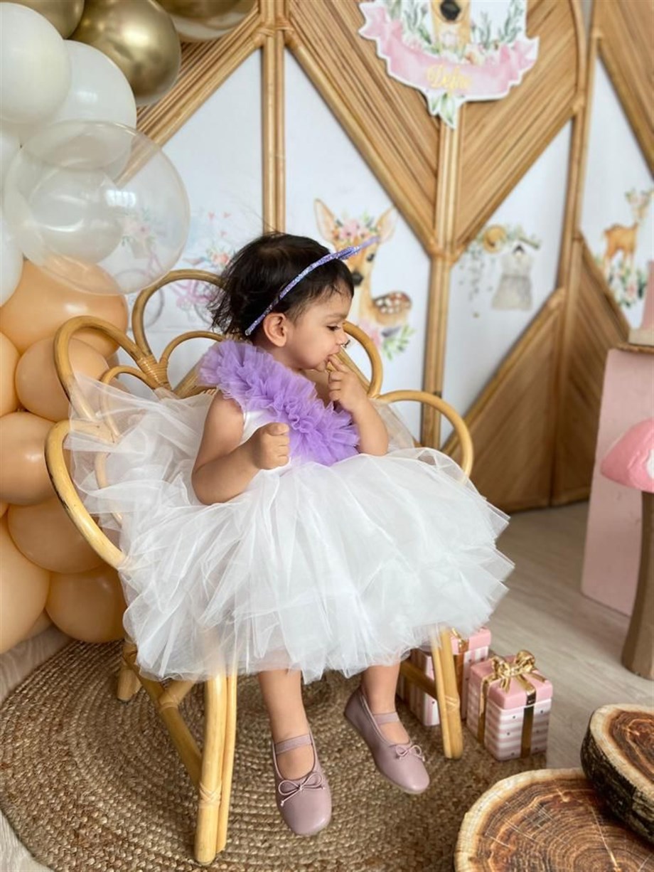 LAVENDAR TULLE DRESS