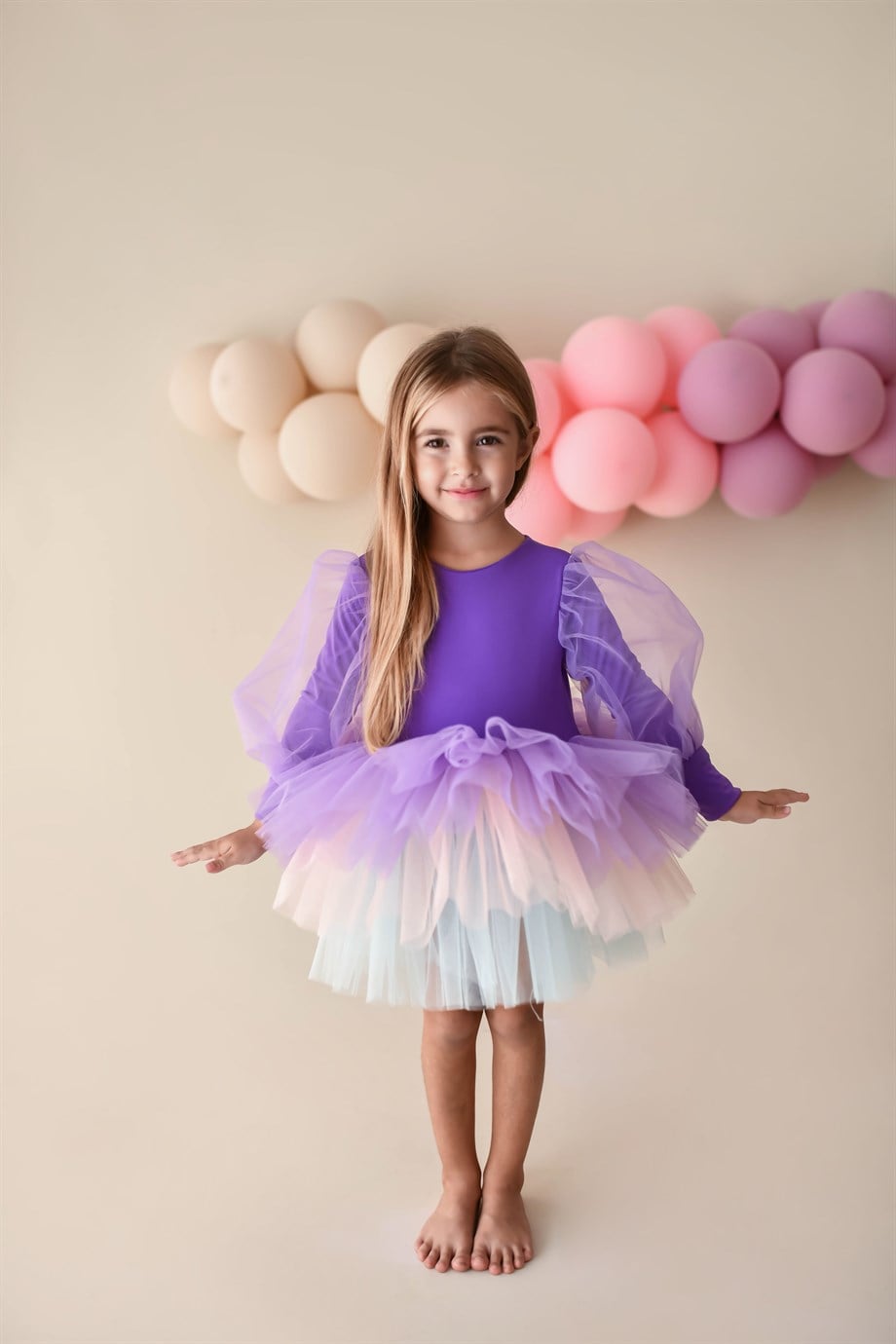 LILAC BOHO WINTER NEW COLOR TUTU DRESS