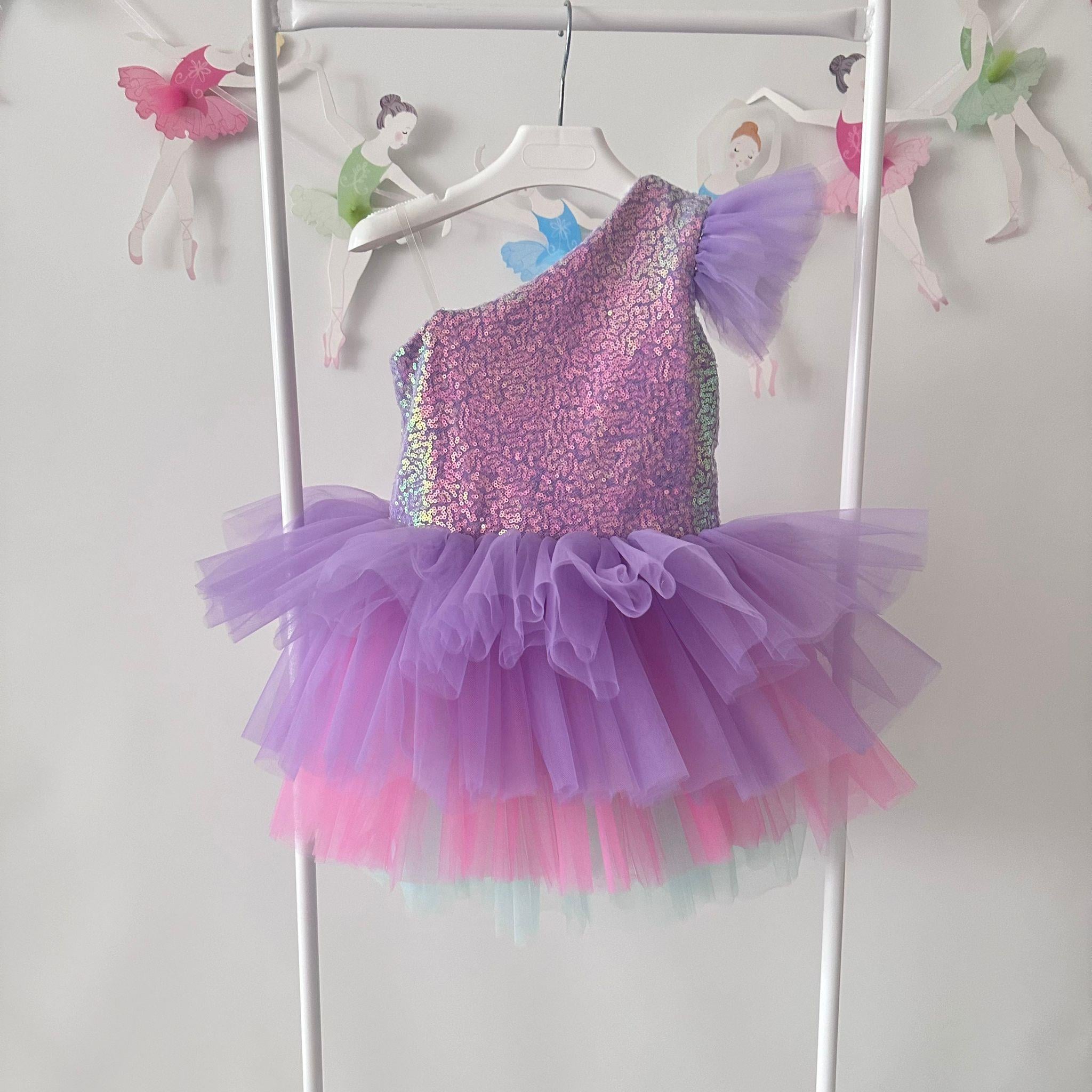 LILAC DIAMOND TUTU DRESS