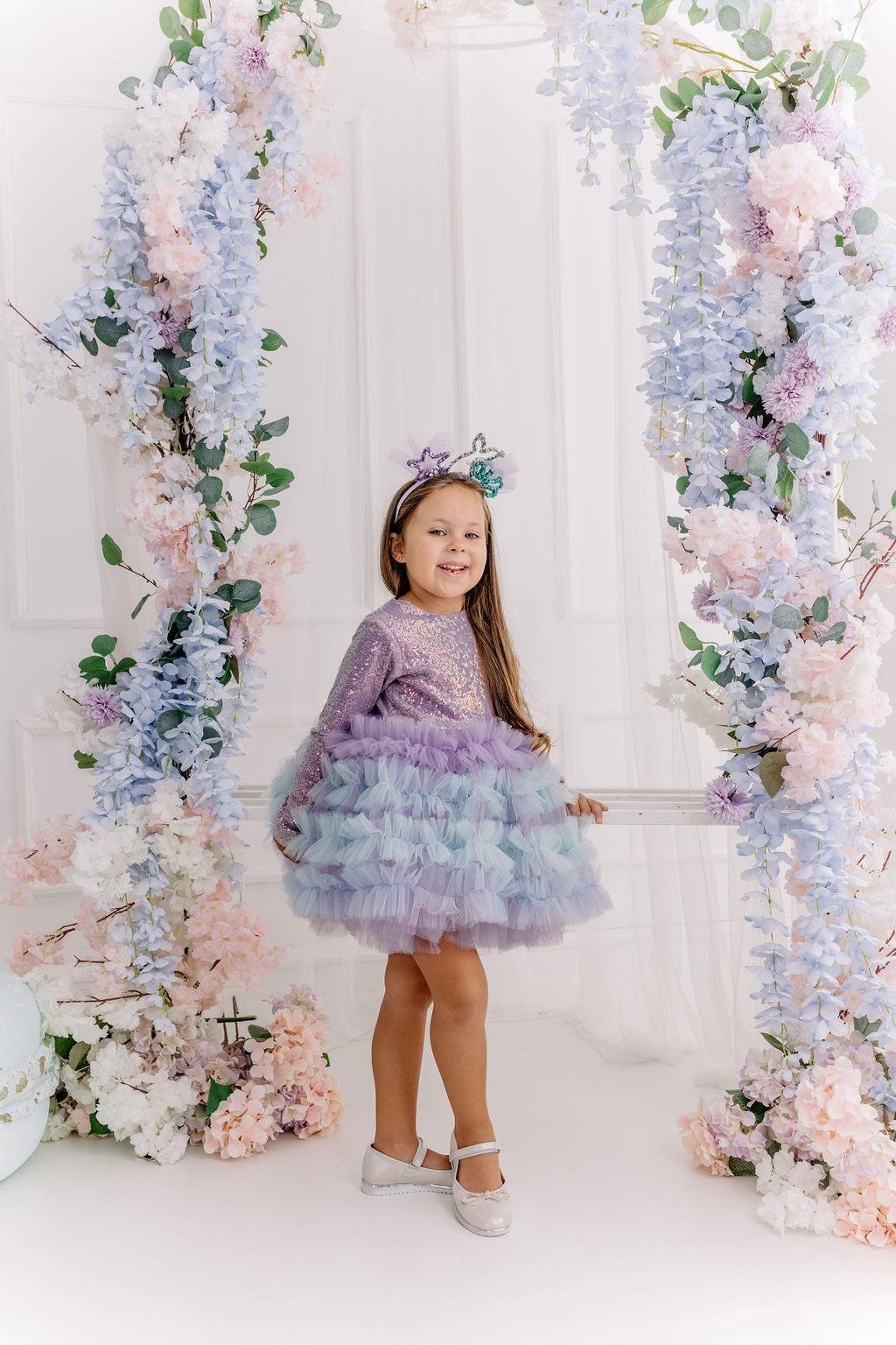 LILAC MACARON TUTU DRESS