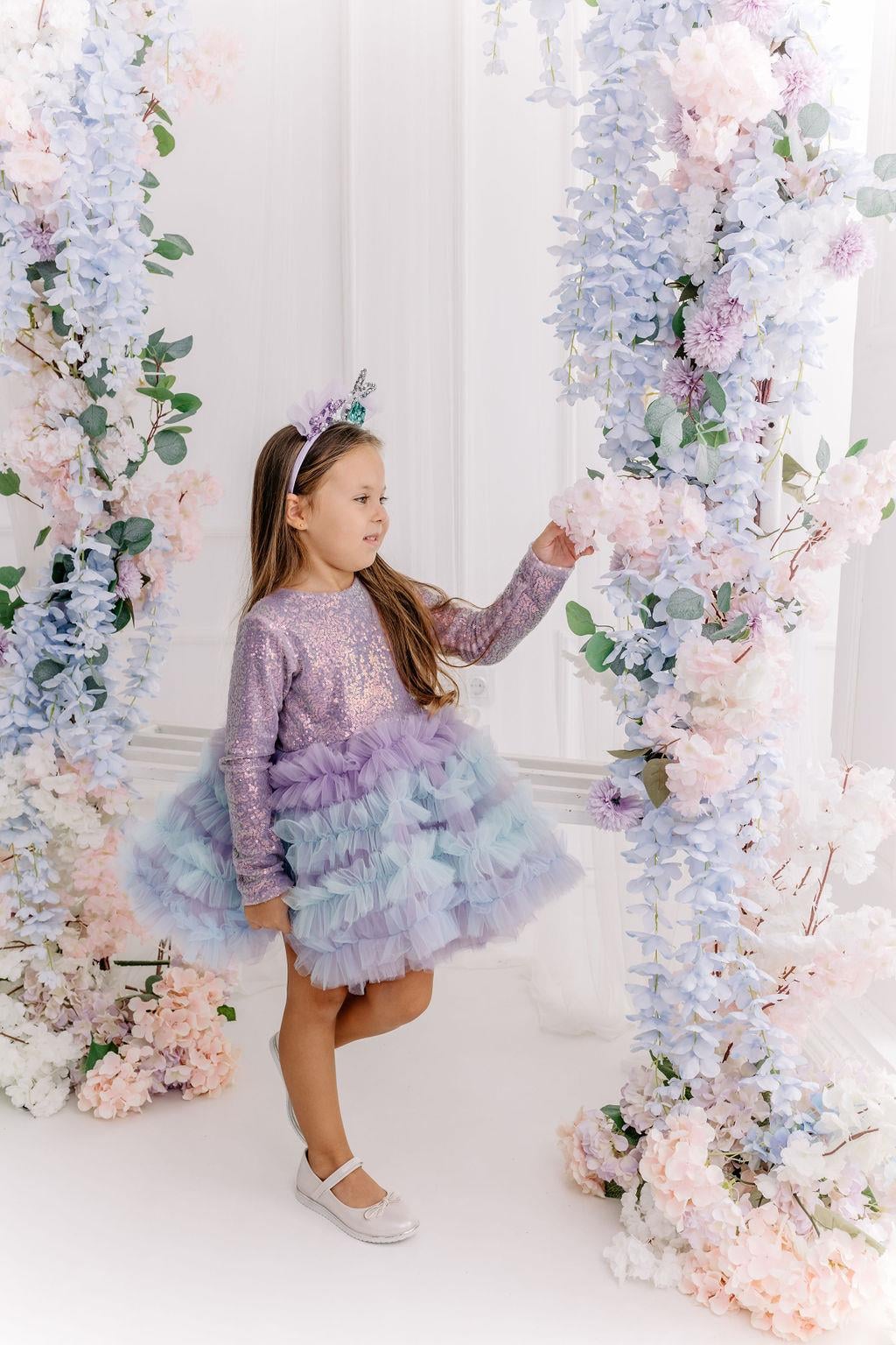 LILAC MACARON TUTU DRESS