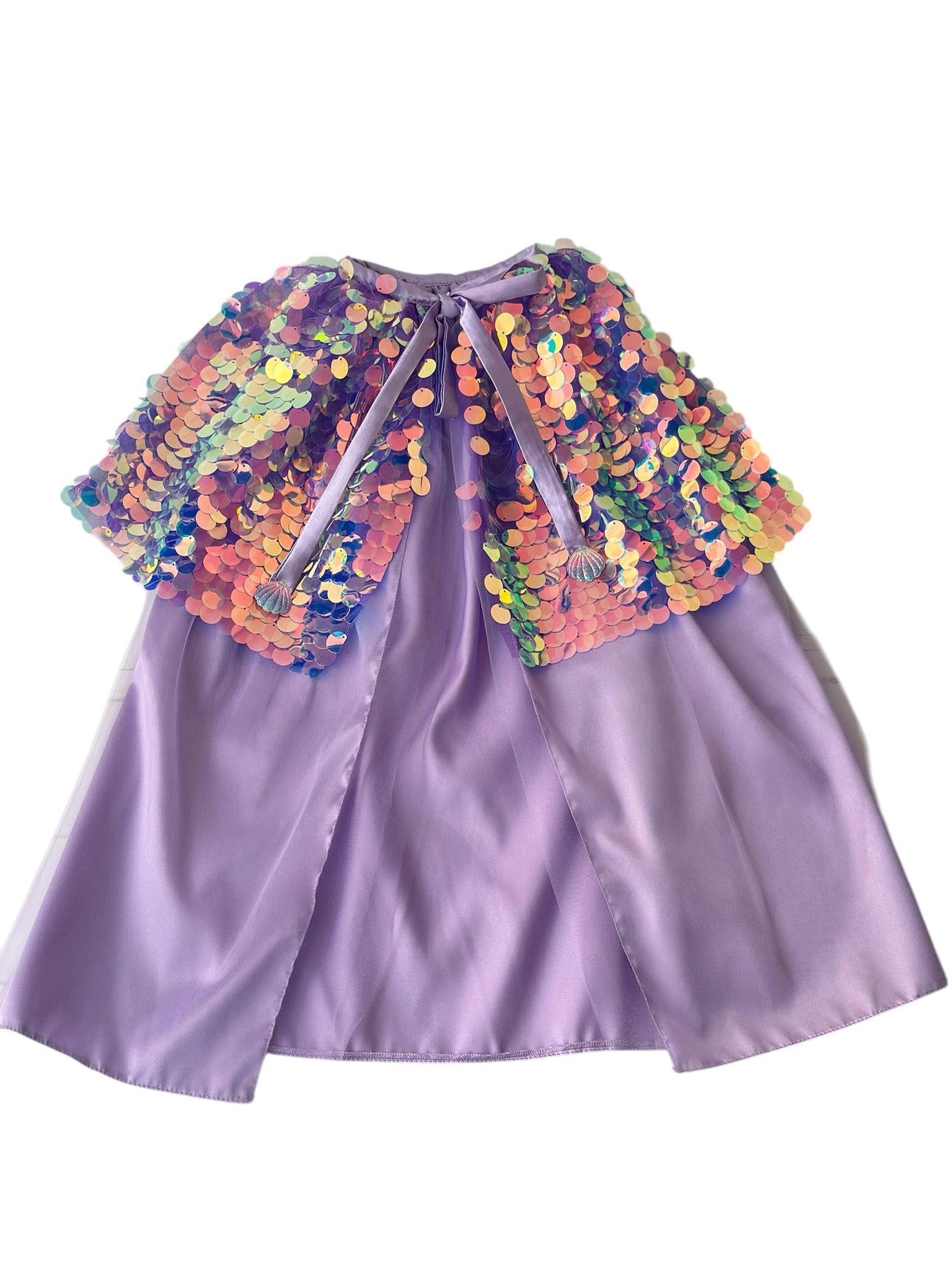 LILAC MERMAID CAPE