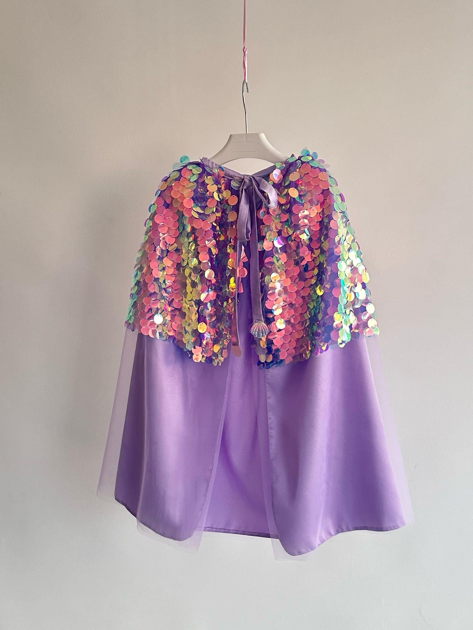 LILAC MERMAID CAPE