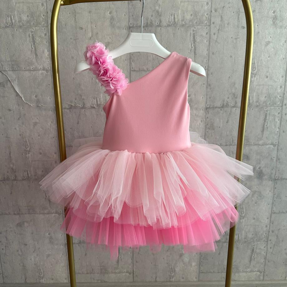 PINK FLORA TUTU DRESS
