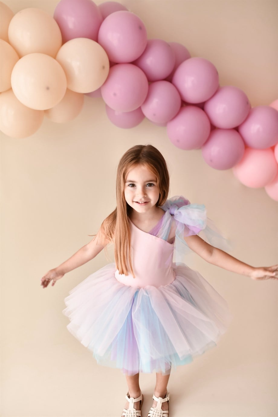 PINK ONE SHOULDER  TUTU DRESS
