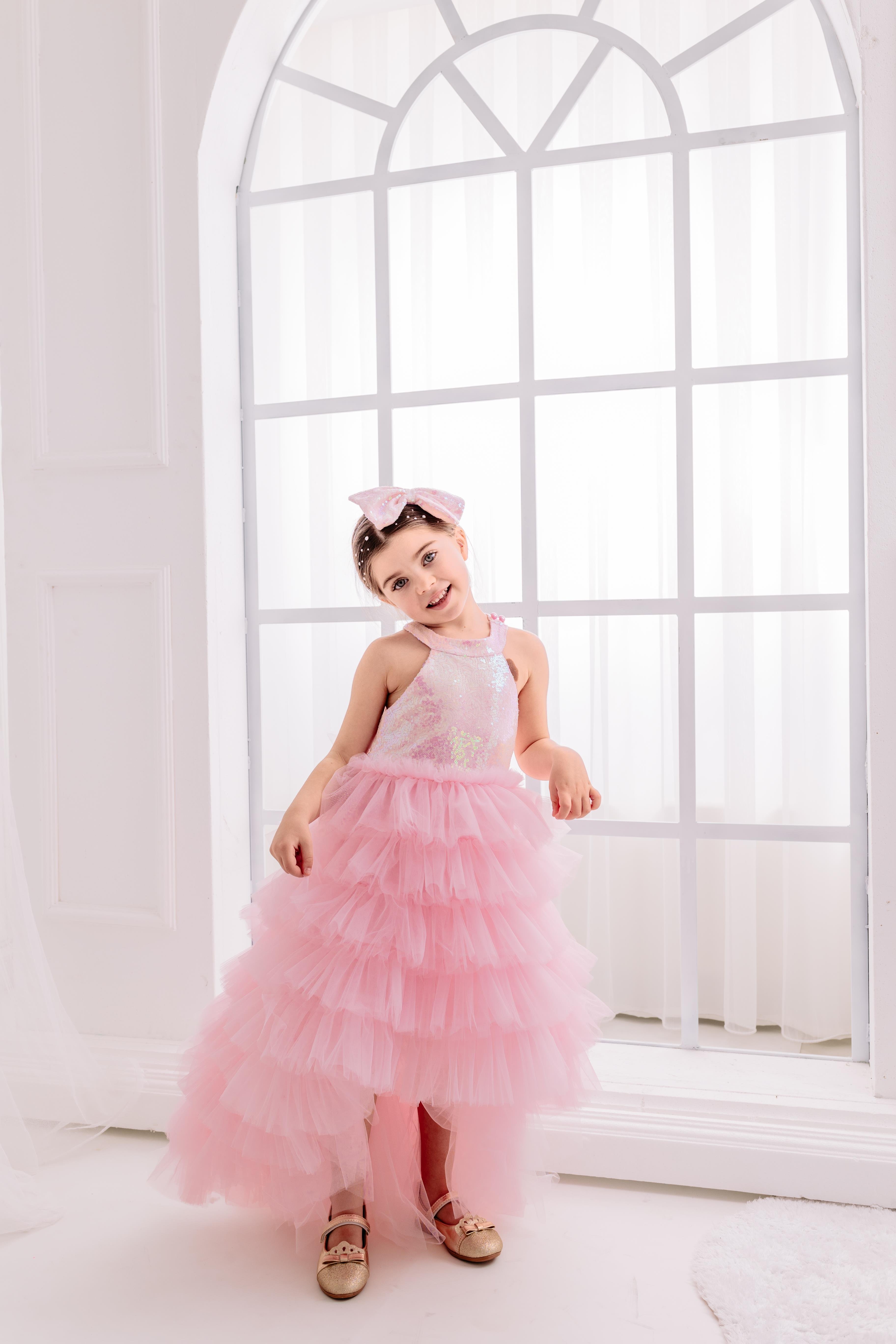 PINK SCARLET WITH TAIL TUTU DRESS