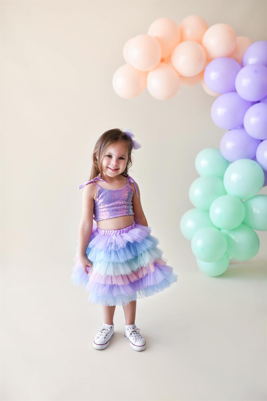 RAINBOW MINI TUTU SKIRT