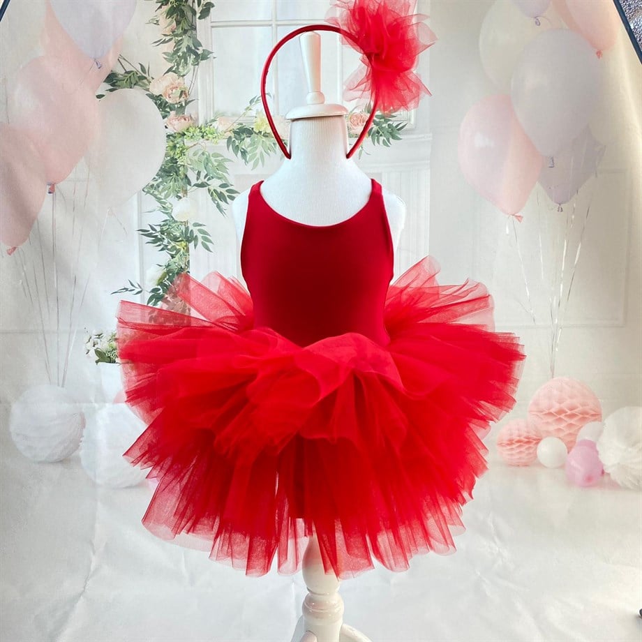 RED BASIC TUTU DRESS