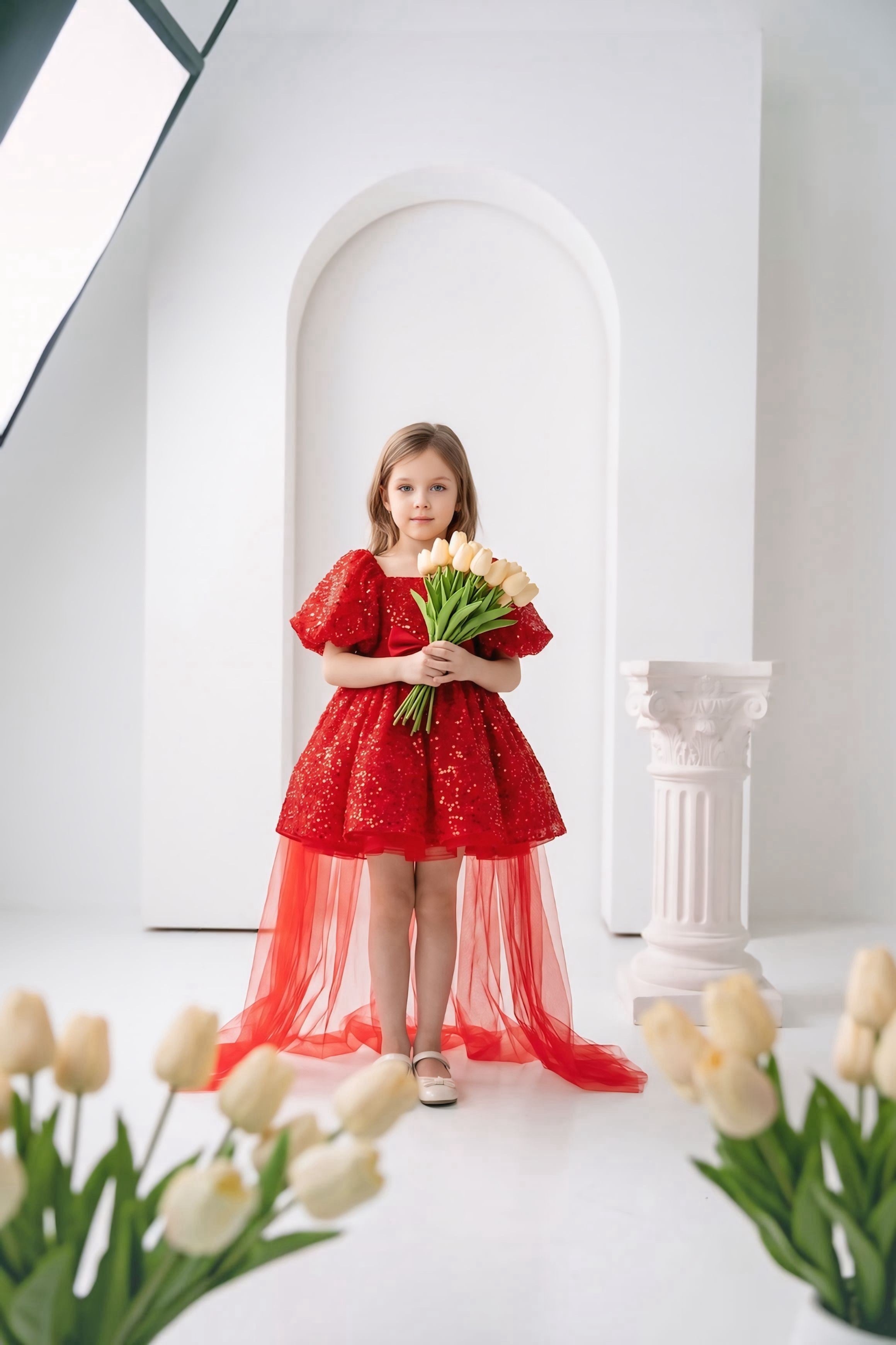 RED TIFFANY DRESS