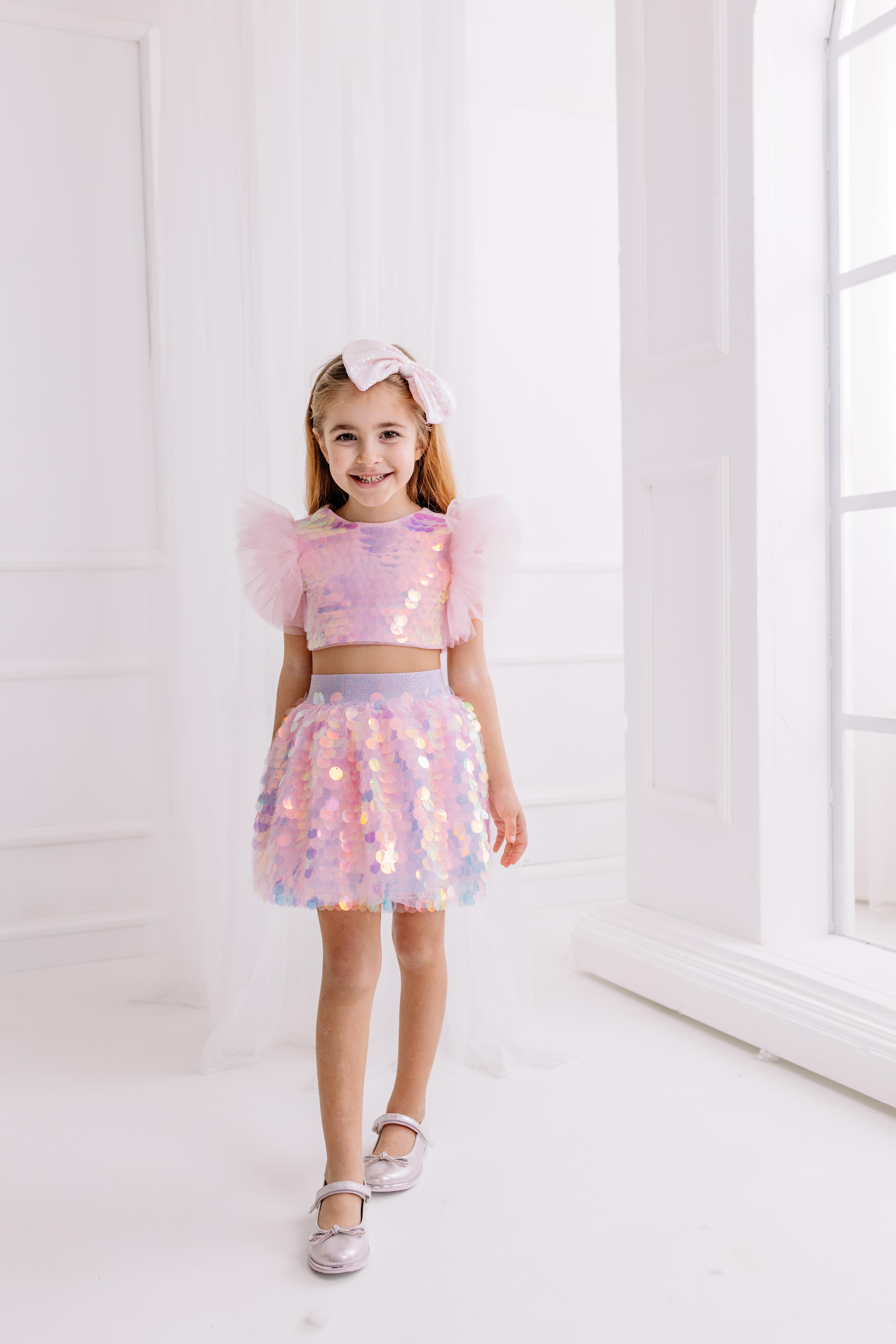 SQUAMA SKIRT & SQUAMA FRILL CROP
