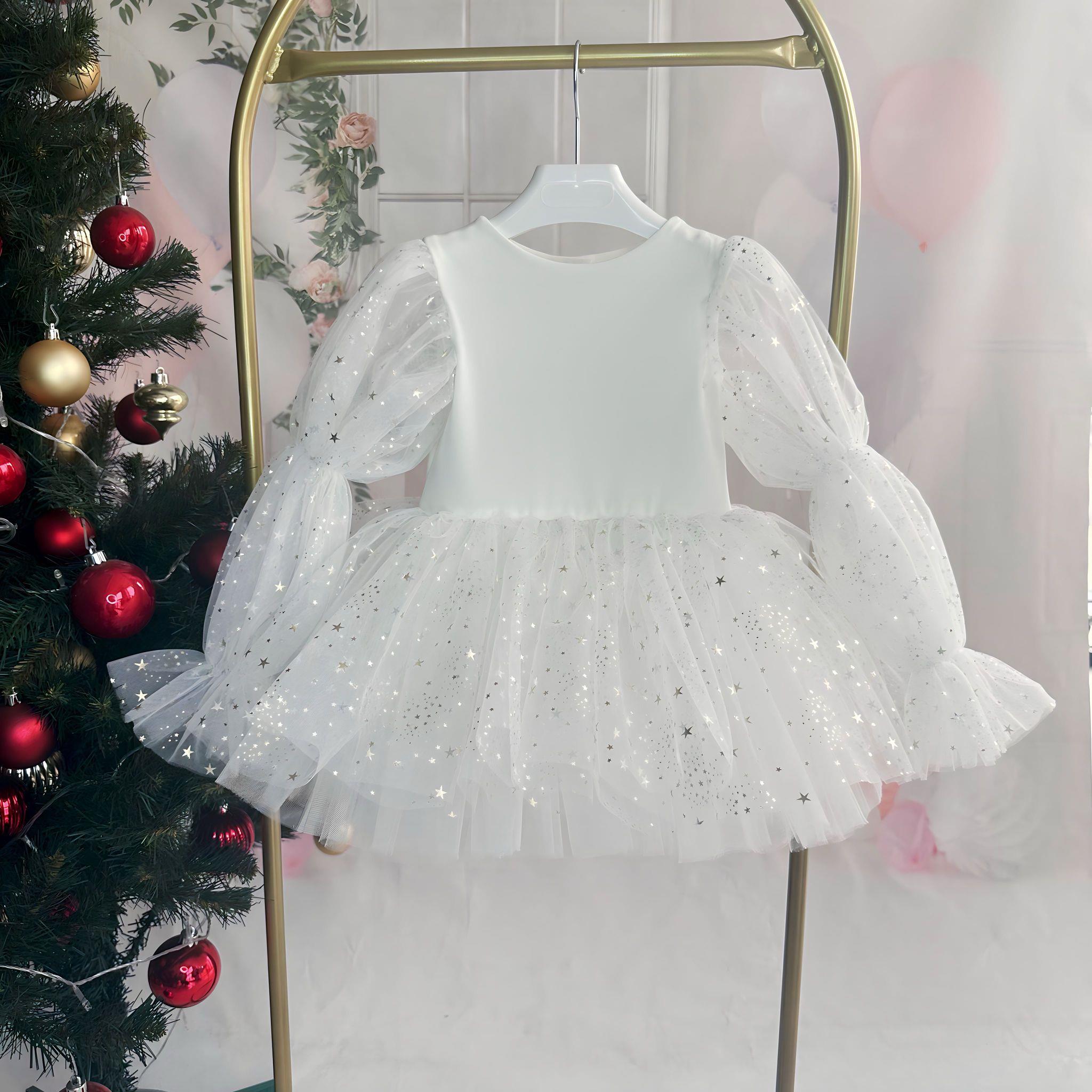 WHITE BALLOON MAGICAL TUTU DRESS