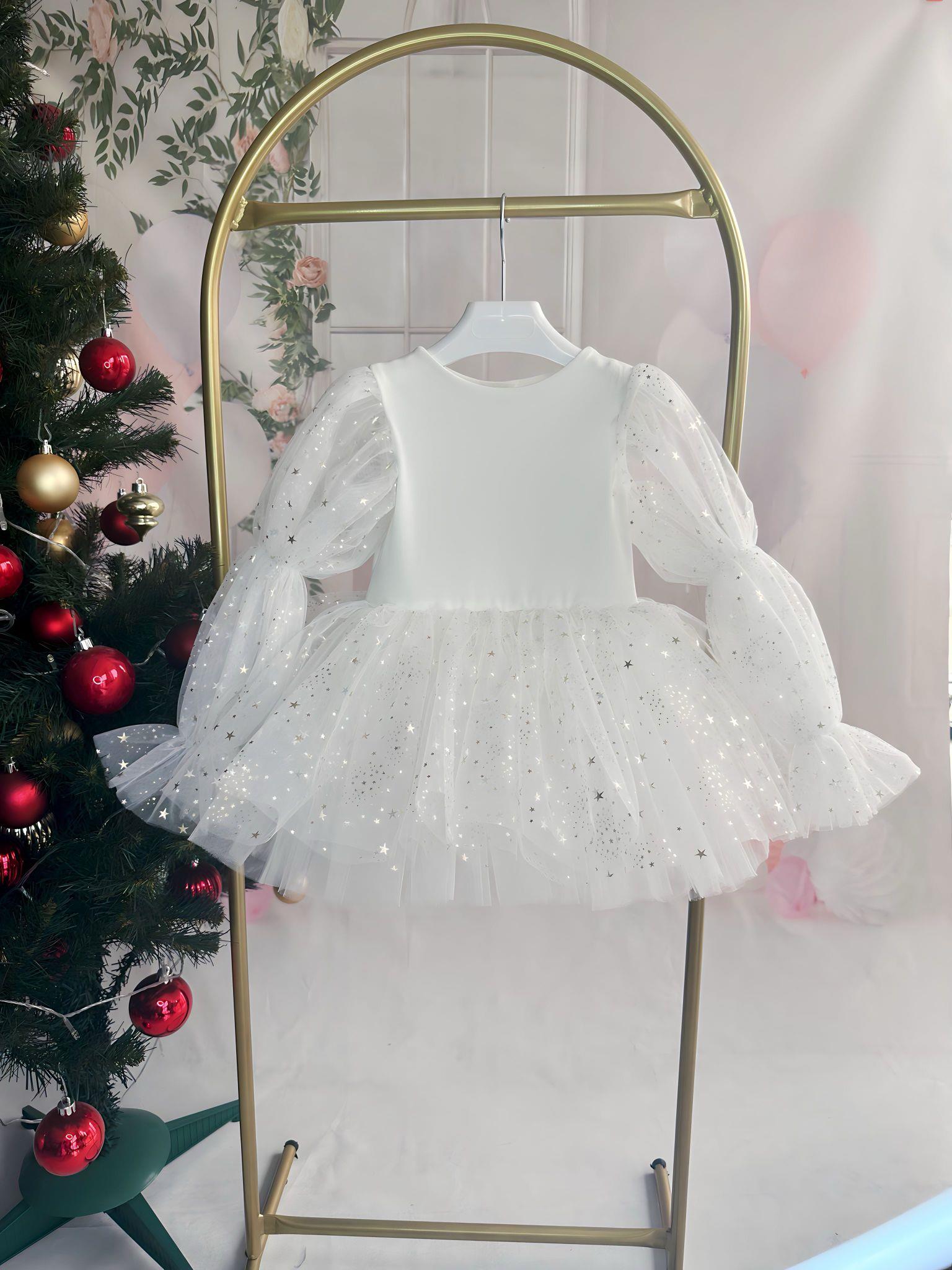 WHITE BALLOON MAGICAL TUTU DRESS