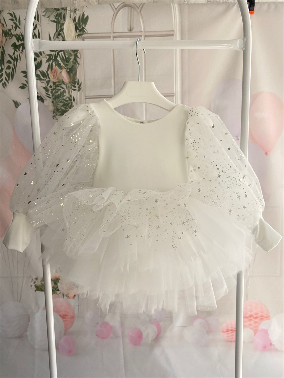 WHITE MAGICAL TUTU DRESS
