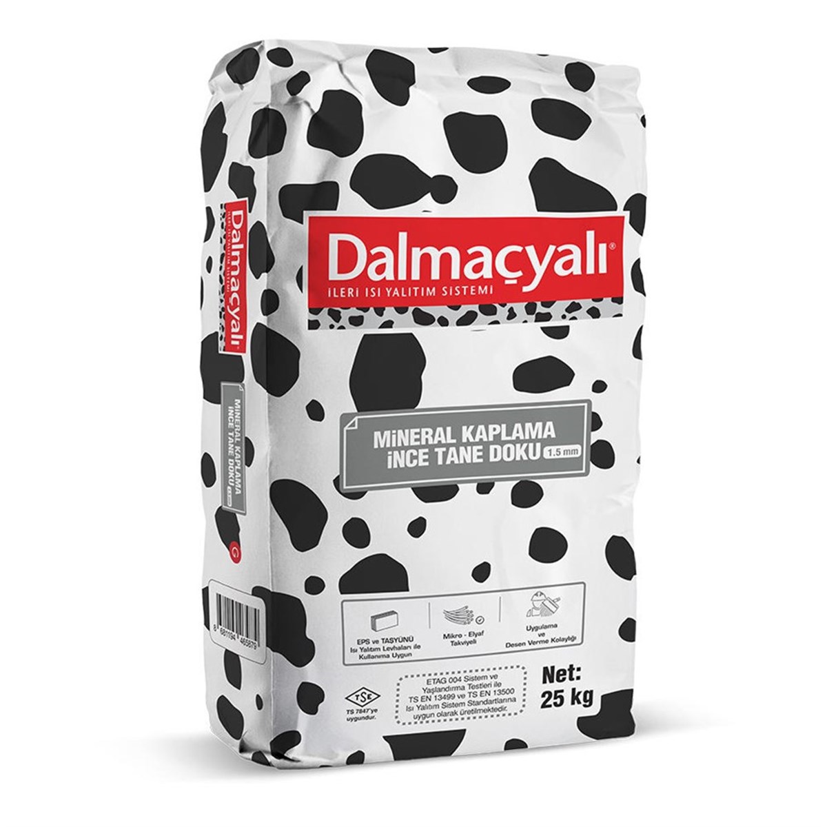 Filli Boya Dalmaçyalı Isı Yalıtım Mantolama Sistemi 5 Cm 100 Metrekare