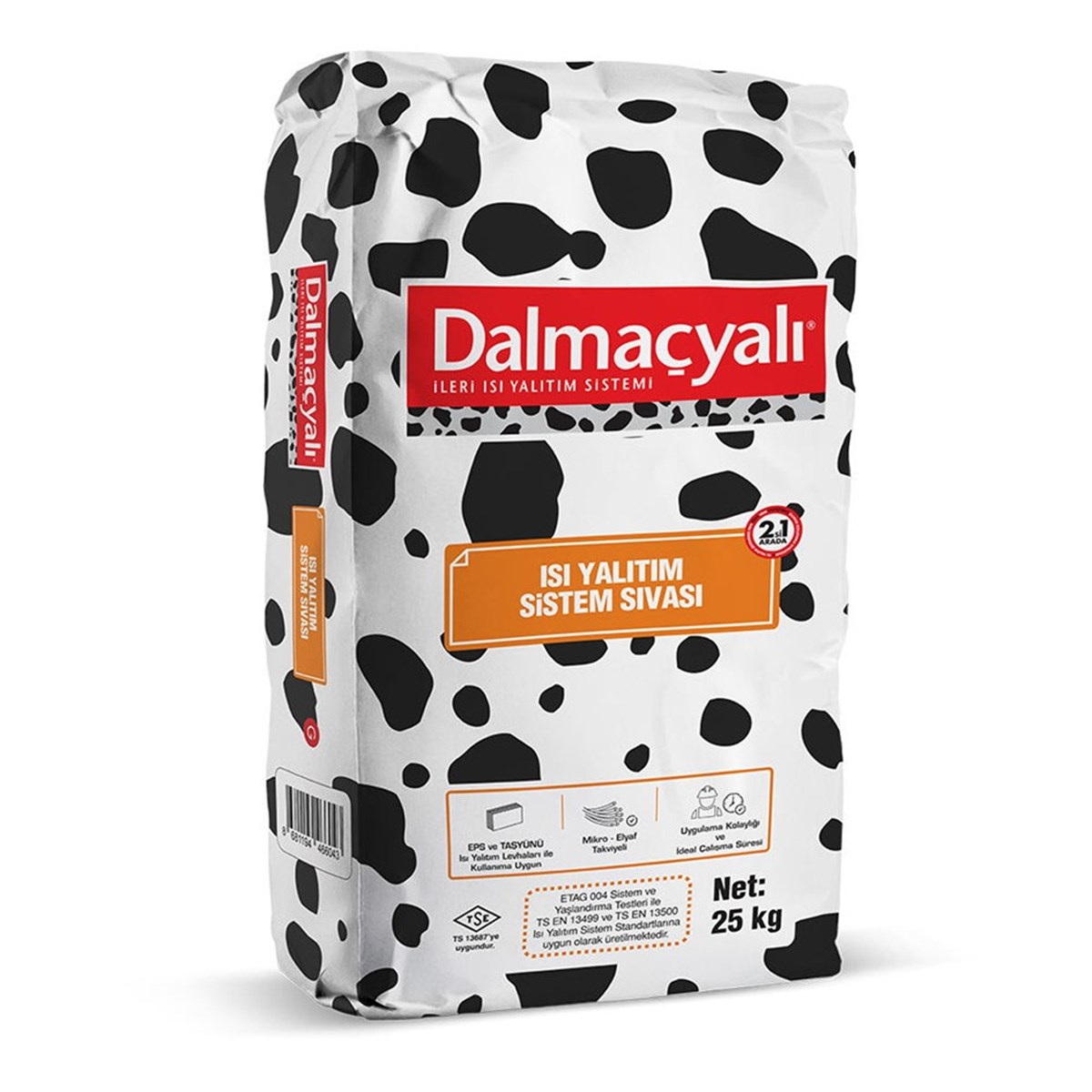 Filli Boya Dalmaçyalı Isı Yalıtım Mantolama Sistemi 5 Cm 100 Metrekare