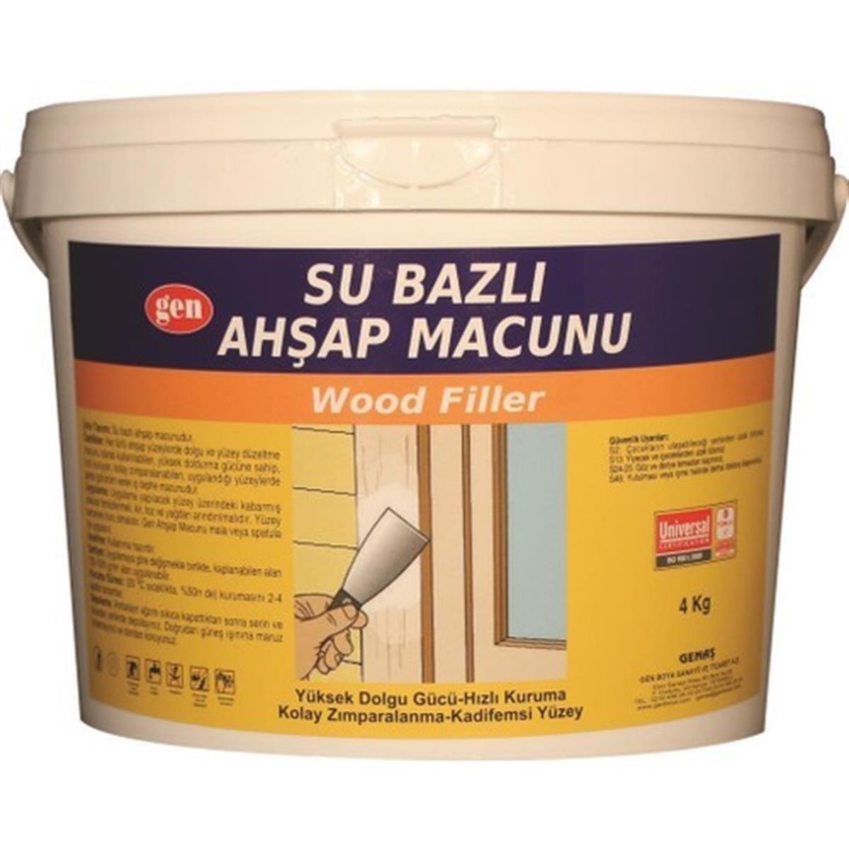 Gen Su Bazlı Ahşap Macunu 600 Gr