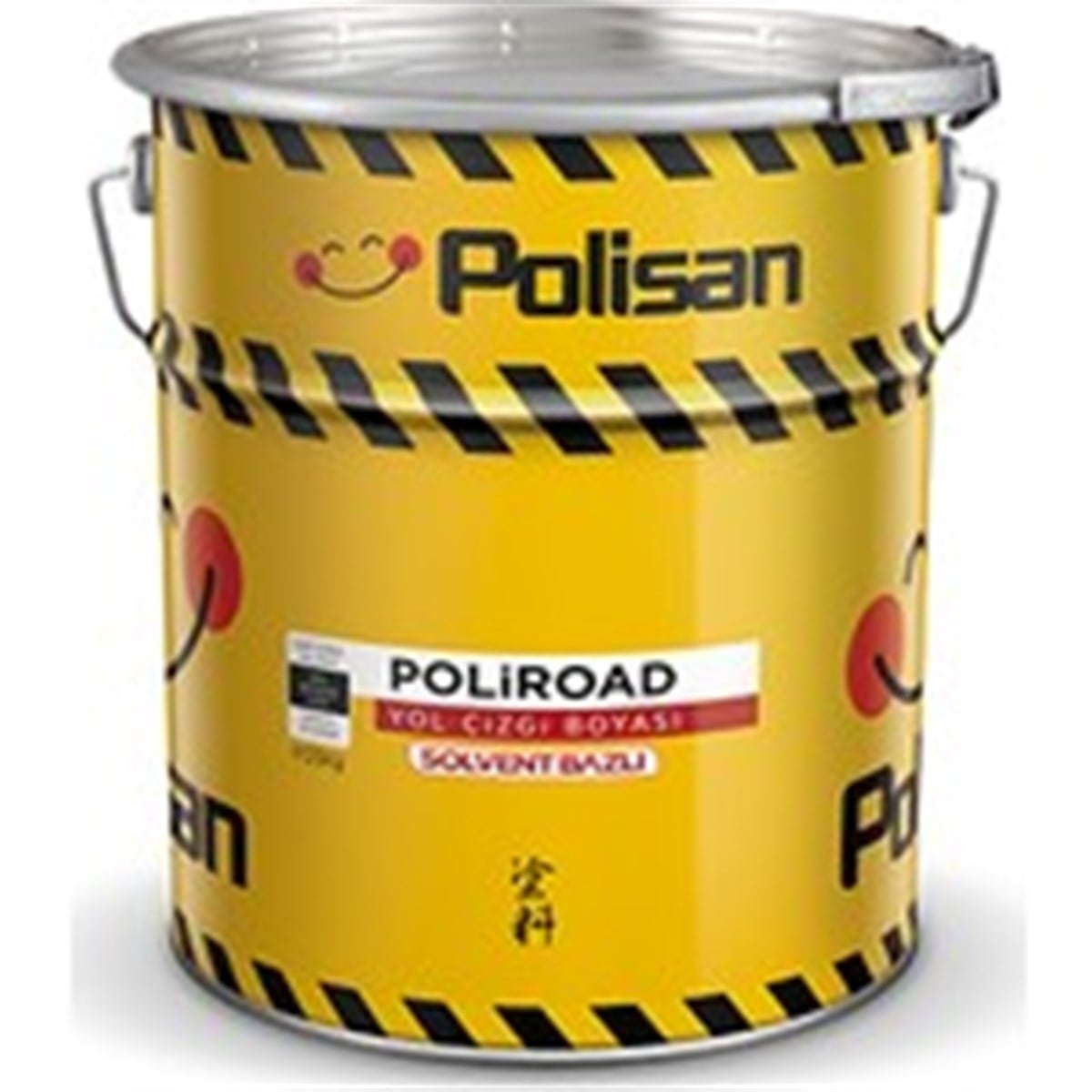 POLİSAN YOL ÇİZGİ BOYASI TENEKE 20 KG SARI&BEYAZ