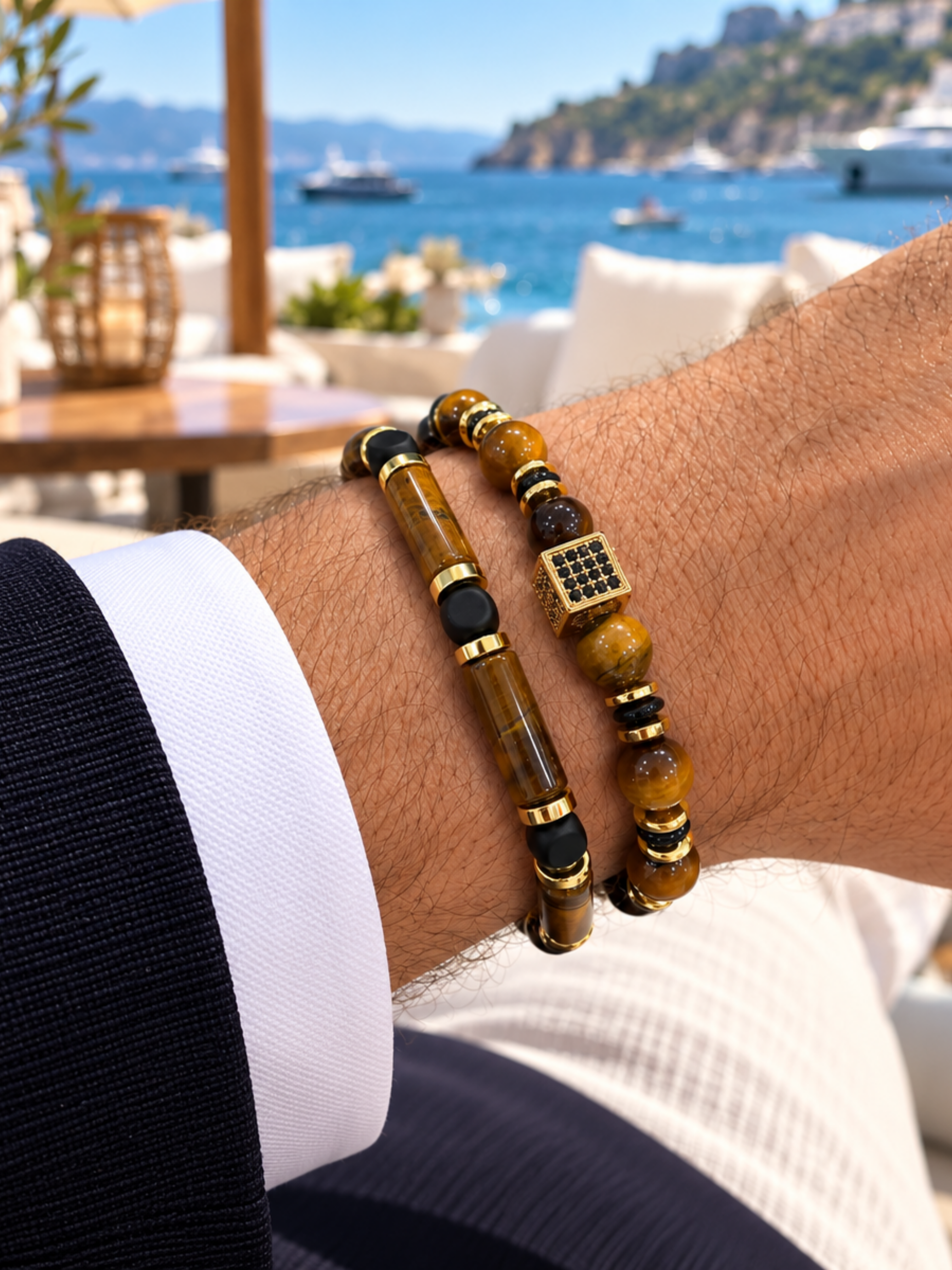 Kaplangözü Özel Tasarım Bileklik KombiniHematit  Doğal Taş Erkek Bileklik | PiedraJewelsPiedraJewels