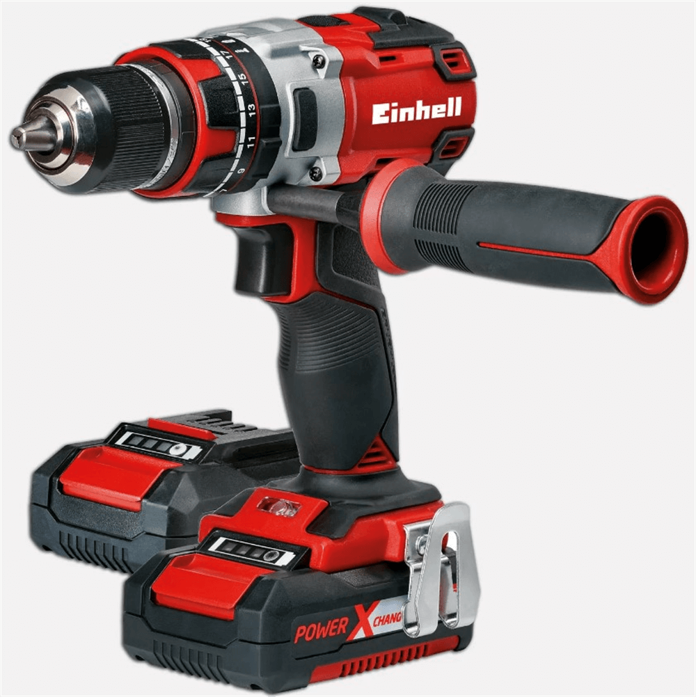  Einhell TE-CD 18 LI-İ BL Akülü Darbeli Vidalama + 18V 2,5 AH Akü + 18V 2,0 AH Akü  + Şarj AletiDarbeli Matkap