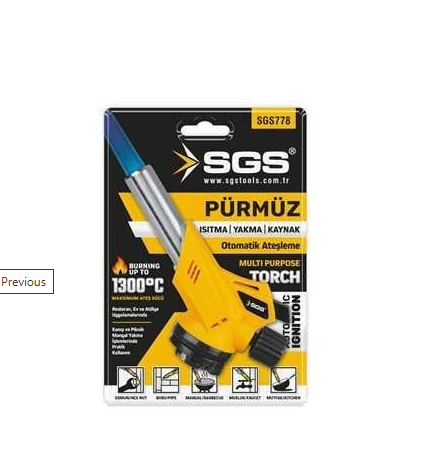 Sgs Torch Açılı Kamp Pürmüz Başlık SGS778Pürmüz ve Şalomalar