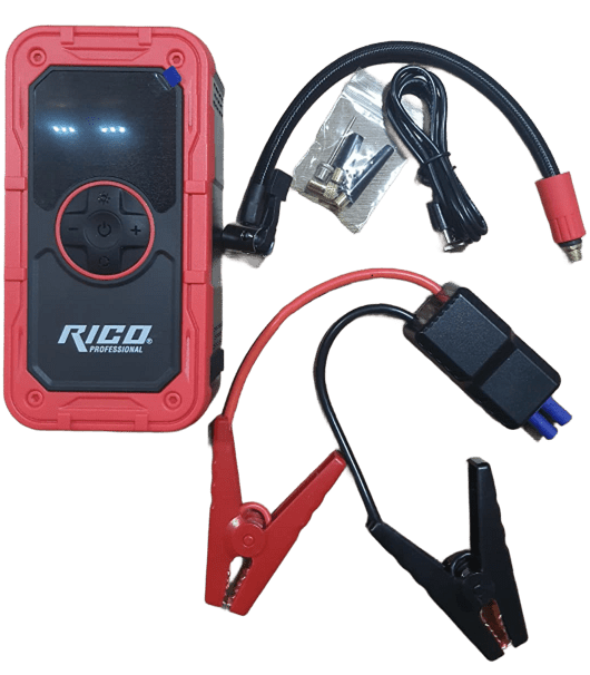Rıco Akü Şoklama Şarjlı Hava Kompresörü 12000Mah 022-RC4073Kompresörler