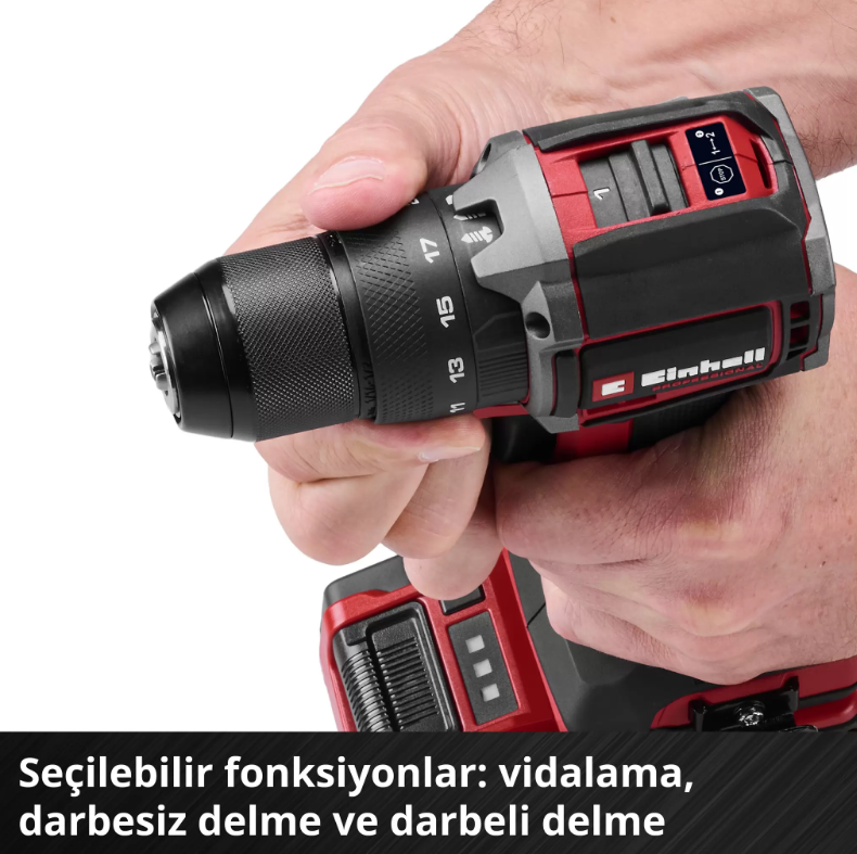 Einhell TP-CD 18/50-C Lİ-İ BL 2*3Ah Akülü Darbeli Vidalama 4514406Alçıpan Vidalamalar