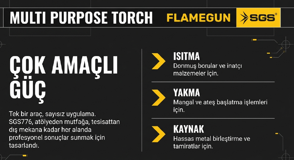Sgs Torch Şalümo Pürmüz Başlığı SGS776Pürmüz ve Şalomalar