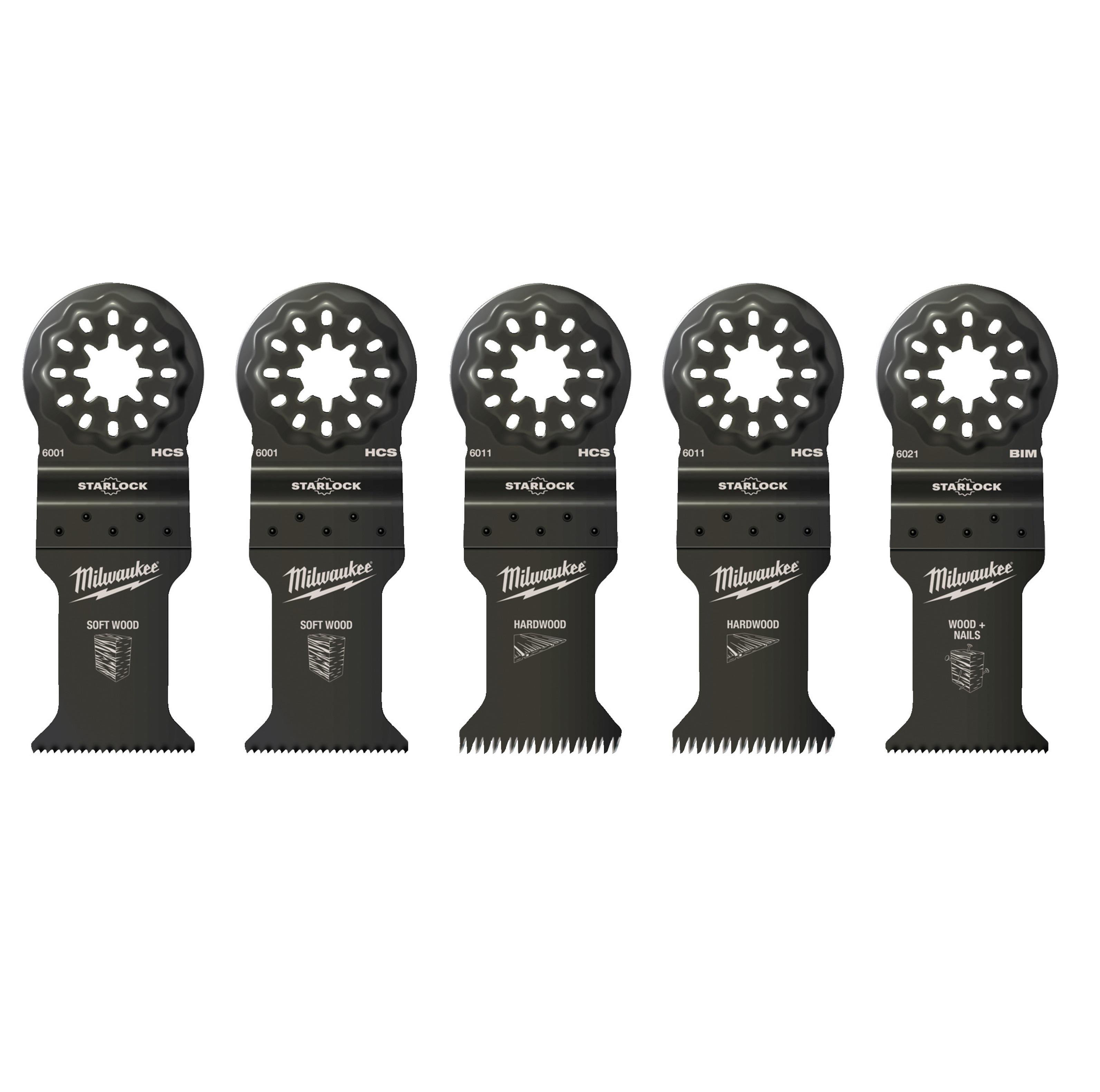 Milwaukee Omt SL Ahşap / Bi-Metal Testere Bıçağı Set 5 Parça 48906114Elektrikli Testereler Ve Aksesuarları