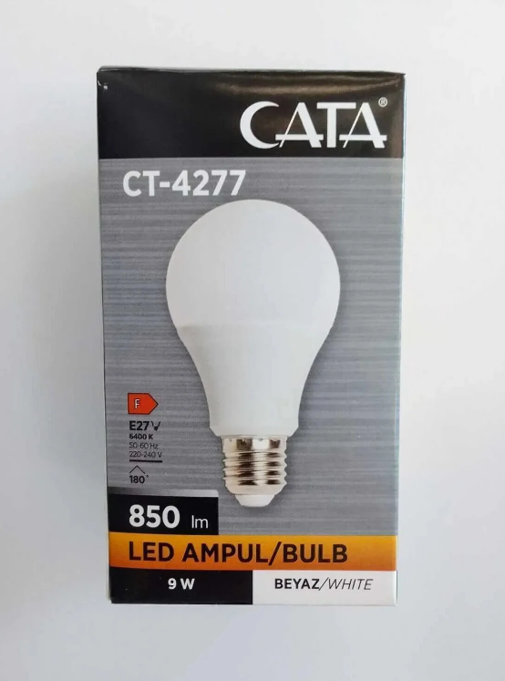 Cata Led Ampul 9W E27 Beyaz CT-4277BLed Ampuller