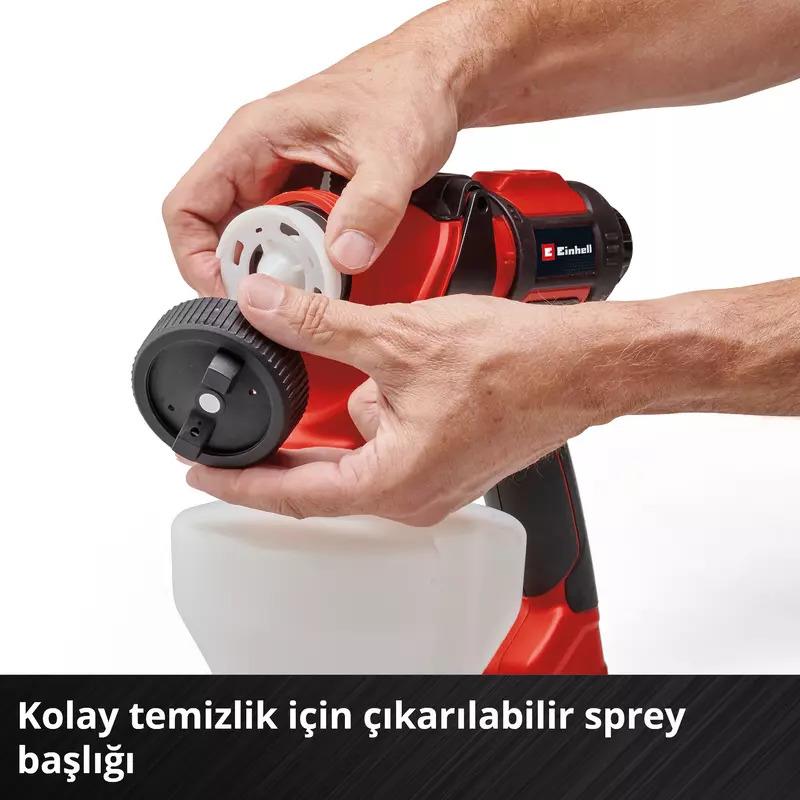 Einhell TE-SY 18/90 Lİ Solo Sprey Boya Tabanca Sistemi 4260040Boya Tabancaları