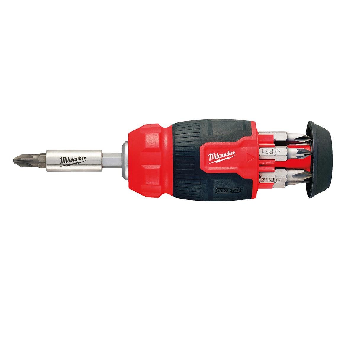 Milwaukee Multi Uç Kompakt Tornavida 8 Parça 4932492807Tornavidalar