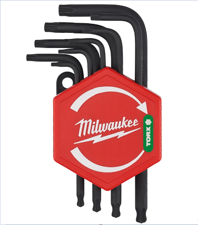 Milwaukee Kompakt Allen Torx Anahtar Set 9 Parça 4932492703Allen Grubu