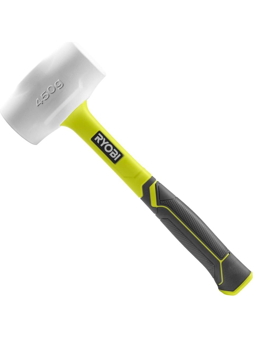 Ryobi RHHM450W Fiber Saplı Beyaz Lastik Tokmak 450 GR 5132006042Plastik Tokmaklar