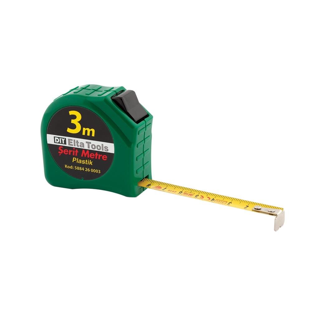 Elta Plastik Şerit Metre 3 MT 5884260003Şerit Metreler