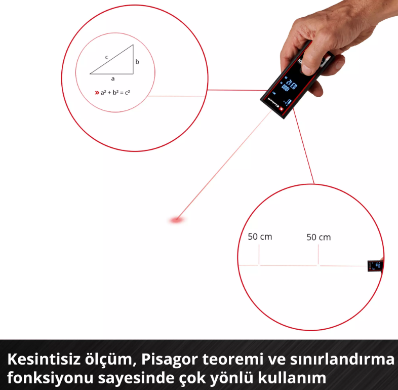 Einhell Tc-Ld 60 R Lazer Ölçü Aleti 2270082Lazer Metreler
