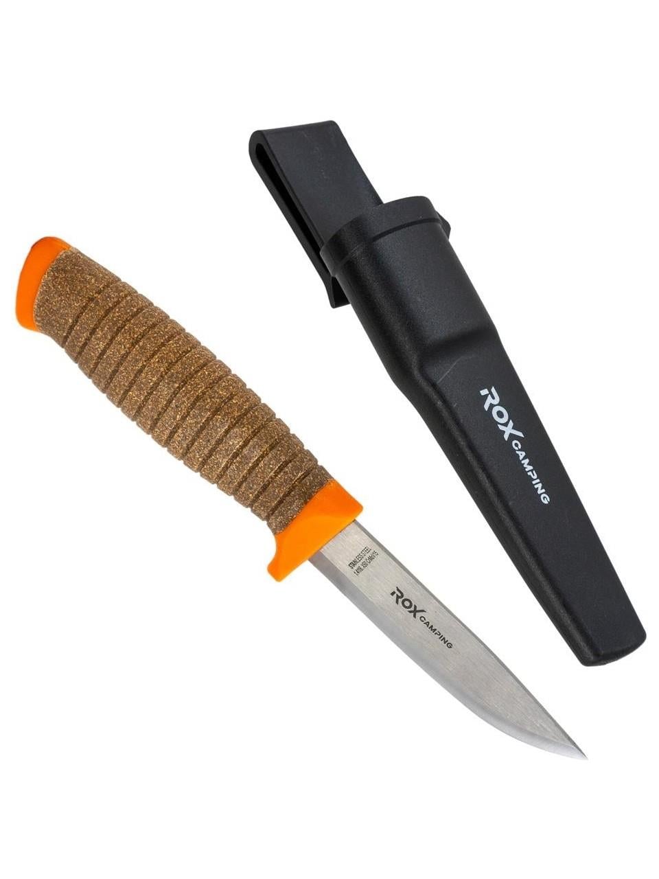 Rox Camping Bushcraft  Plus Paslanmaz Çelik Kamp Bıçak Turuncu 153CAMP0321Bıçak Grubu