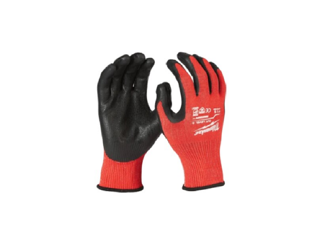 Milwaukee 1. Derece Kesik Korumalı Nitril Eldiven - L/9 - 12- Li 4932471615Eldivenler