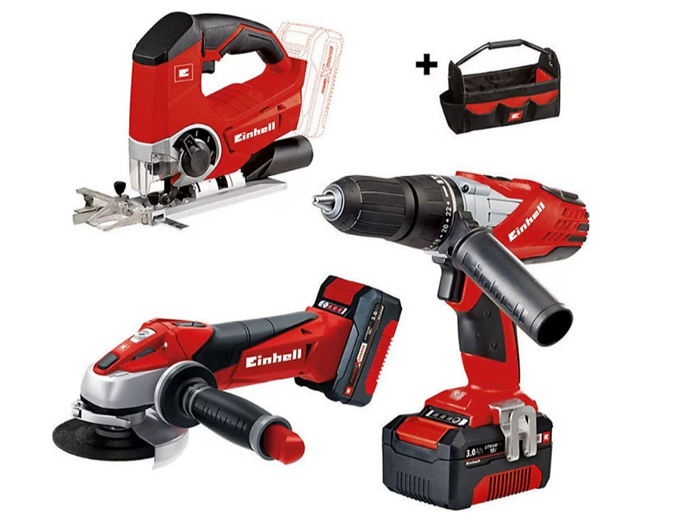 Einhell Te-Tk 18 Lİ Kit Ag+Cd+JS Akülü Alet Set 4257236Taşlamalar (Spiraller) Ve Aksesuarları