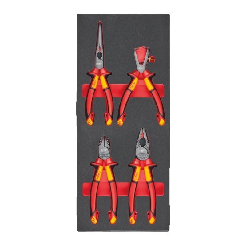 Milwaukee VDE 4 Parça Pense Seti 4932493250Penseler