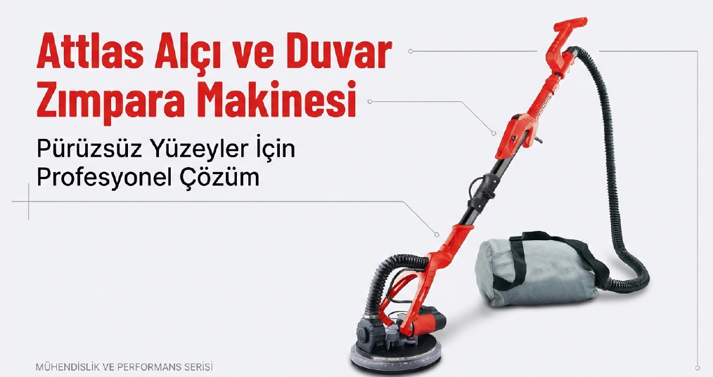 Attlas Ats750P Duvar Zımpara Makinası A0105037Duvar Zımparaları