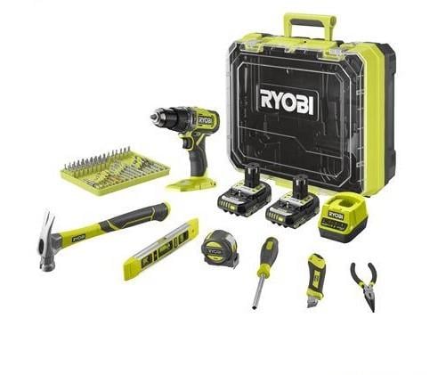 Ryobı 18v Akülü Darbeli Matkap Set RPD18-2C20TAH 5133005813Akülü Darbeli Matkaplar