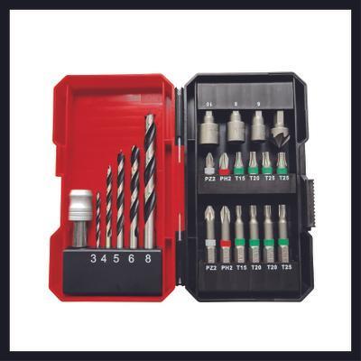Einhell TC-CD 12-2 Lİ +22 Akülü Vidalama Seti 4514250Akülü Darbesiz Matkaplar