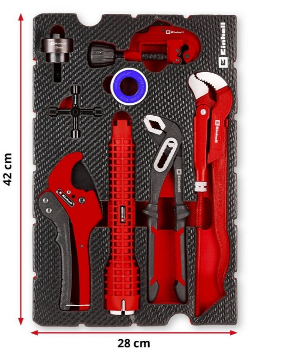 Einhell Tesisatçı Seti 8 Parça 370527Kablin Su Tesisat Malzemeleri ve Hortumları