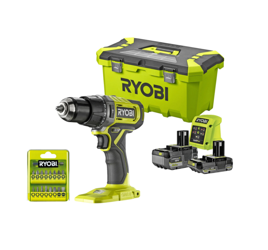 Ryobi RPD18-252TA17 18 V Li-İon One+Kömürsüz Akülü Darbeli Matkap 5133006282Akülü Darbeli Matkaplar